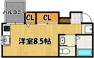 リープラス藤江【1階】の間取り