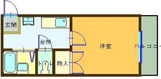 グリーンハイツ王塚台【1階】の間取り