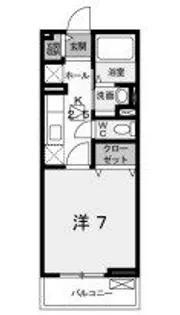 アリアーテ西明石【1階】の間取り