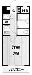 メゾンドアルカディア【4階】の間取り