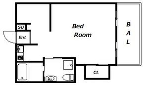 森本マンション【1階】の間取り
