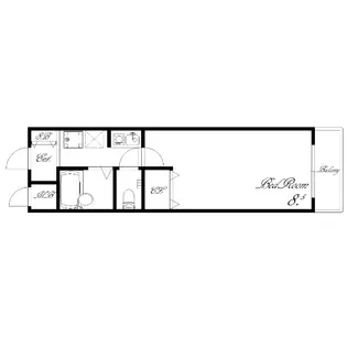 リヴェールメイ垂水【4階】の間取り