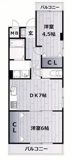 大観町Fビル【4階】の間取り