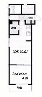 ルナ大久保駅前【3階】の間取り