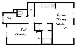 コンフォートヴィラⅡ【1階】の間取り