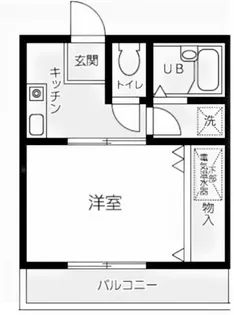 ハイツフェイバリット【2階】の間取り
