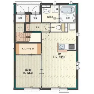 エトワール【1階】の間取り