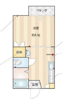 フレグランス須磨【2階】の間取り