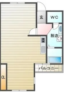 桂尾山サンハイツ【2階】の間取り