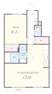 コンフォート・ヴィラII【1階】の間取り