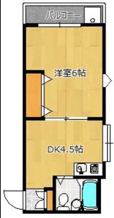 GYM清水が丘【4階】の間取り