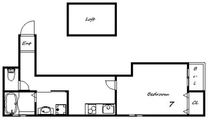 レジデンス月見山【1階】の間取り