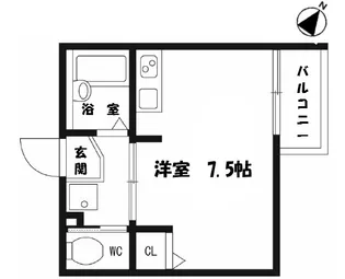 A−EAST須磨海浜公園【1階】の間取り