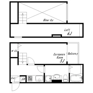 ラネージュ五色山【1階】の間取り