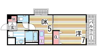 St.HILLS【5階】の間取り