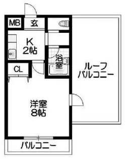 ヴィラ・パストラルII【4階】の間取り