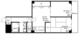ラフレイズ本町【3階】の間取り