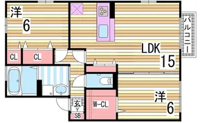 ECO SOLEIL C棟【2階】の間取り