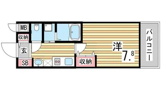 クリアパール垂水【1階】の間取り