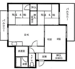 サニーライフ新多聞【2階】の間取り