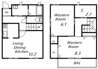 パルモ赤羽【1階】の間取り