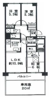 メゾンドール明石山ノ手台【5階】の間取り