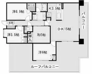 垂水アーバンコンフォートリアヒルズ【14階】の間取り