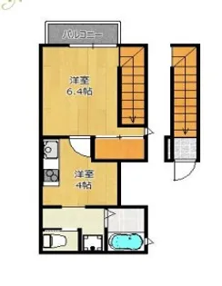 リープラス藤江【2階】の間取り