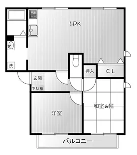 フレグランス南落合III【2階】の間取り