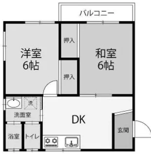ユーハウス【2階】の間取り
