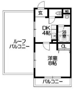 ヴィラ・パストラルII【4階】の間取り