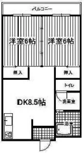 グリーンヒル舞子【3階】の間取り
