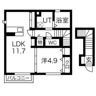 アヴェニール【2階】の間取り