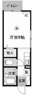 セジュール宝泉【2階】の間取り