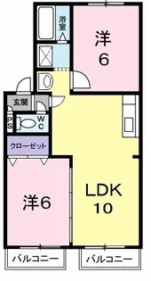 エル清水【1階】の間取り