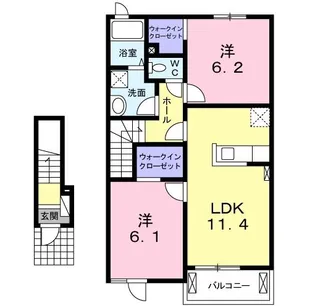 セレーノ【2階】の間取り
