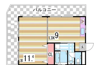 ホワイトヒル【4階】の間取り