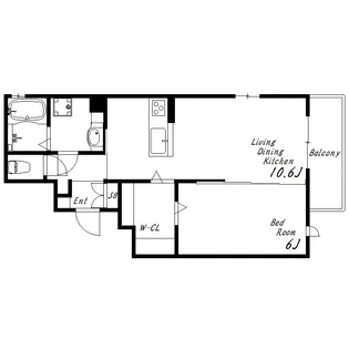 アンティークショコラ3番館【1階】の間取り