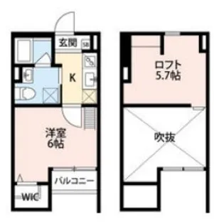 南王子町アパートメント【1階】の間取り