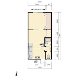 汐見ヶ丘ハウス【1階】の間取り