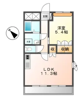 Pure Arrow(ピュアアロー)【1階】の間取り