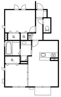 アンソレイエ・ファミーユB棟【1階】の間取り