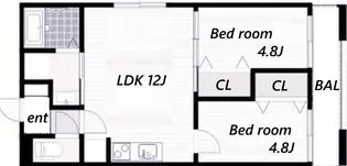 CASA垂水駅前【2階】の間取り