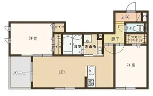 フローリッシュⅡ【3階】の間取り