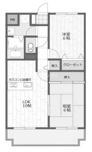 クレベール【2階】の間取り