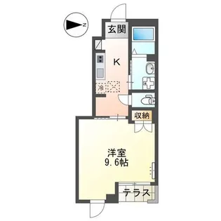 ディア・メゾン【1階】の間取り