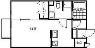 パークイーストⅢ【2階】の間取り