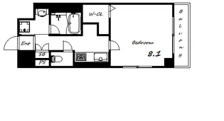 Blanc Pur【8階】の間取り