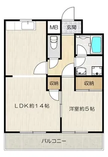 アーバン・スクエア【3階】の間取り