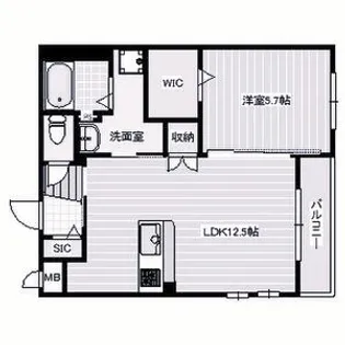 KAYS’ SUITE Sunny Med.【1階】の間取り